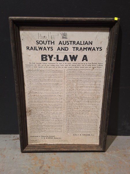 Lot 358 - RAILWAY BY-LAW NOTICE