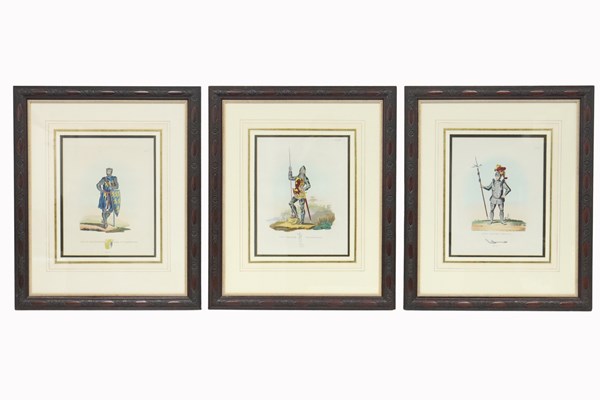 Lot 158 - THREE ENGRAVINGS OF ENGLISH ARMOUR