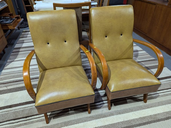 Lot 236 - PAIR OF ARMCHAIRS