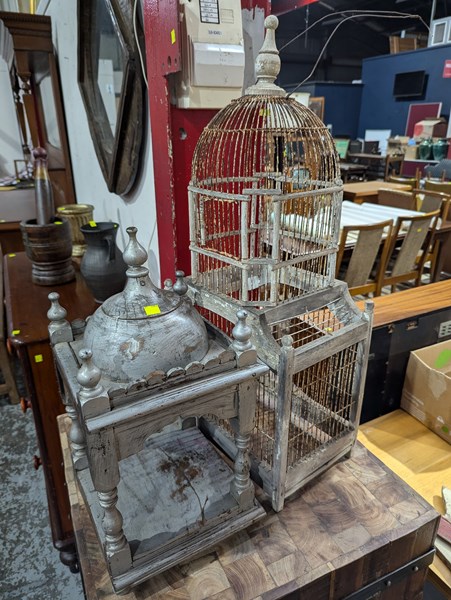 Lot 207 - BIRD CAGES