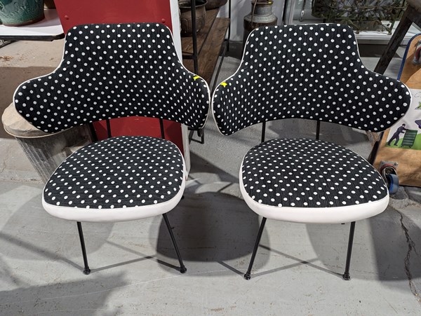 Lot 106 - PAIR OF ARMCHAIRS