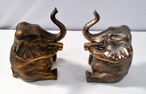 Lot 1288 - ELEPHANT ORNAMENTS