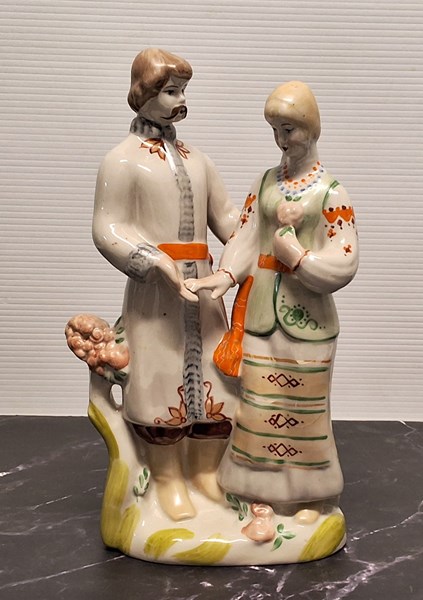 Lot 1319 - PORCELAIN FIGURAL GROUP