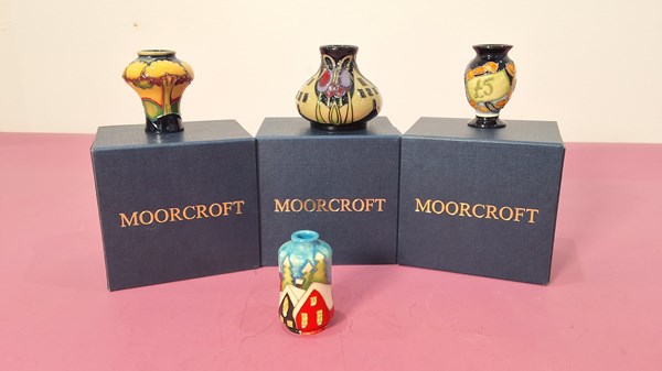 Lot 1203 - MOORECROFT VASES (4)