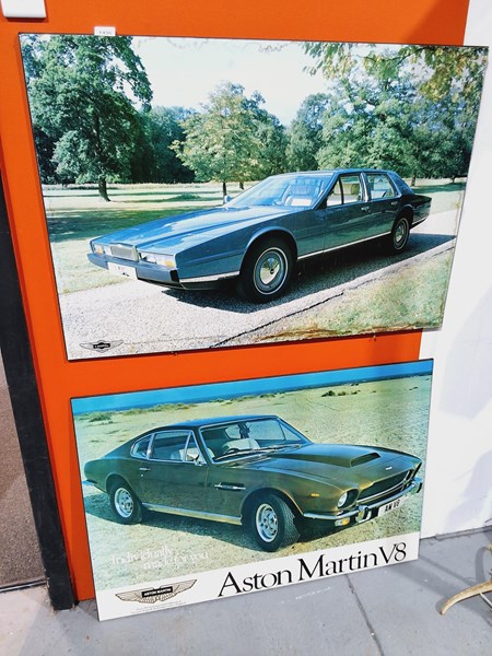 Lot 1422 - ASTON MARTIN POSTERS