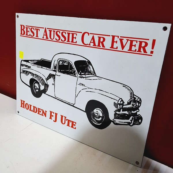 Lot 1254 - VINTAGE STYLE ENAMEL SIGN