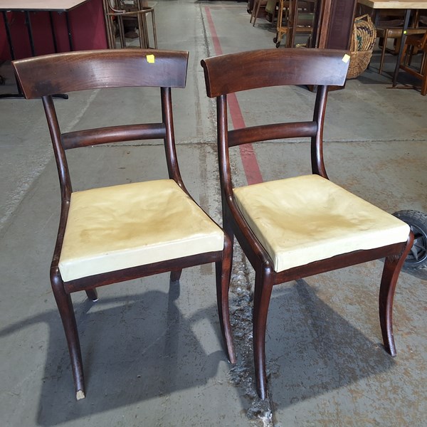 Lot 273 - PAIR OF CHAIRS