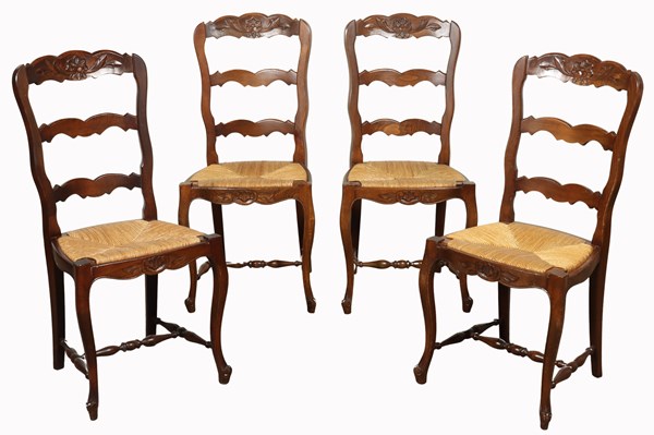 Lot 77 - SET OF DINING CHAIRS