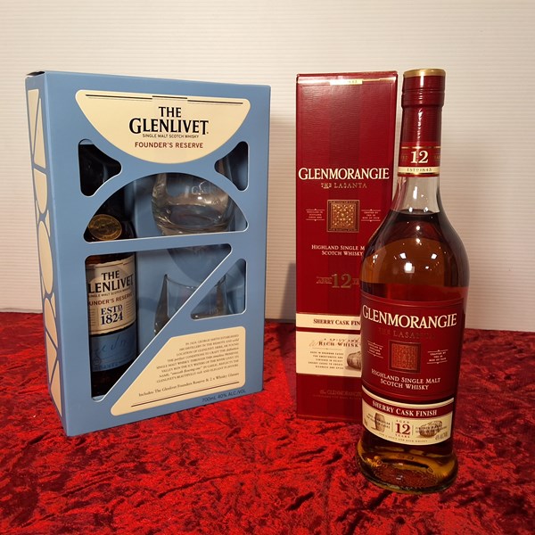 Lot 23 - GLENLIVET AND GLENMORANGIE (2)