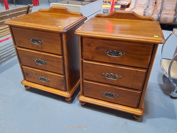 Lot 242 - BEDSIDE DRAWERS