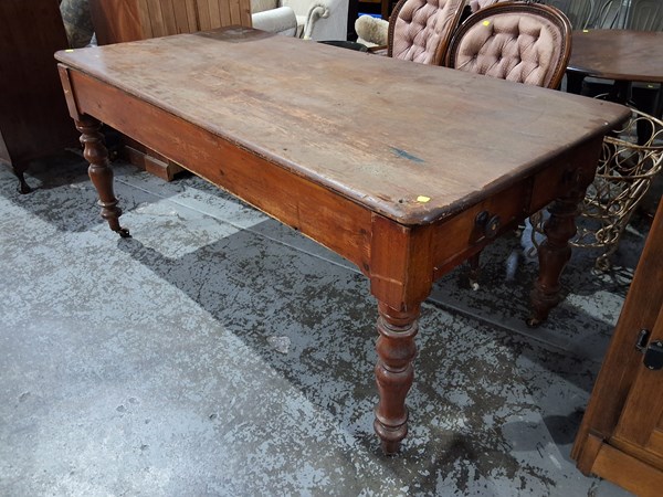 Lot 313 - FARMHOUSE DINING TABLE