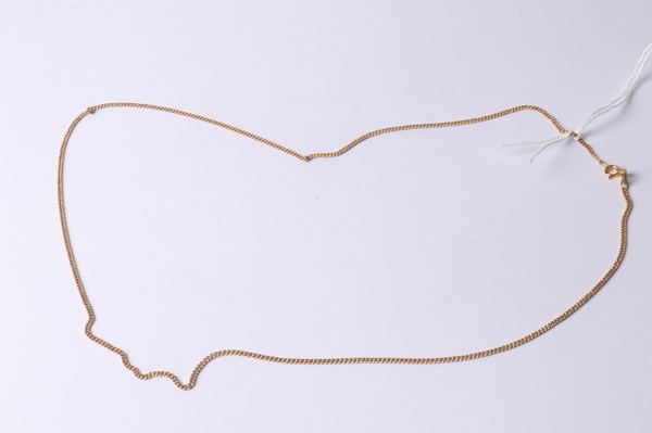 Lot 1048 - GOLD NECKLACE