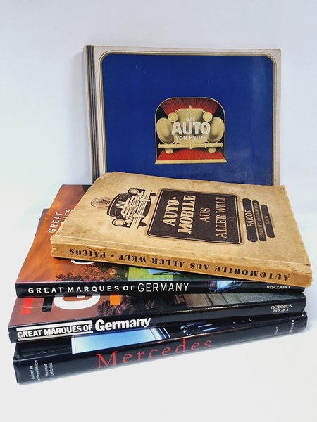 Lot 1273 - BOOKS ABOUT GERMAN CARS