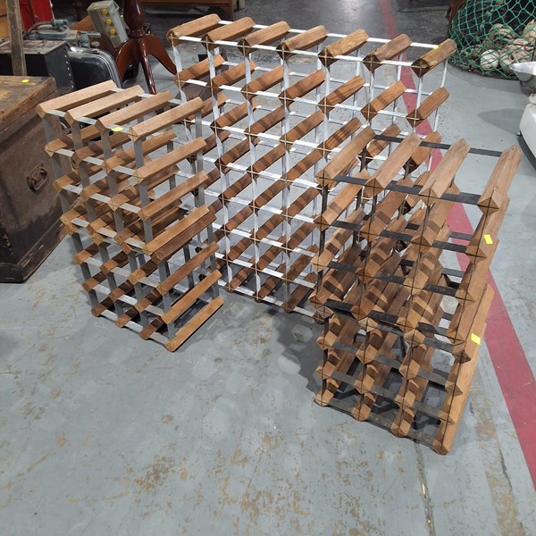 Lot 401 - WINE RACKS