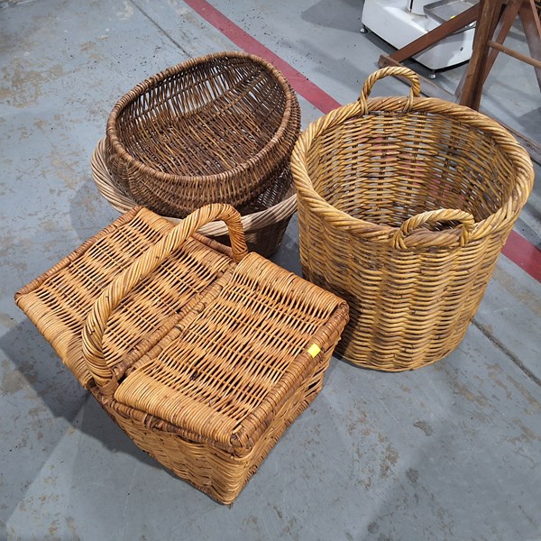 Lot 36 - CANE BASKETS