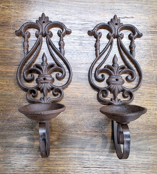 Lot 1414 - WALL SCONCES