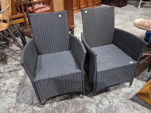 Lot 360 - OUTDOOR ARMCHAIRS