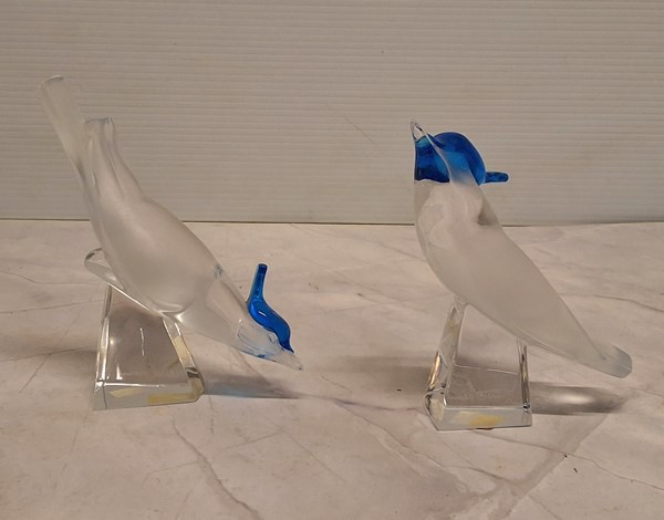 Lot 1081 - LALIQUE BIRDS