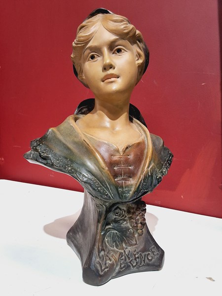 Lot 1407 - PLASTER FIGURE