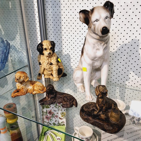 Lot 1290 - DOG ORNAMENTS