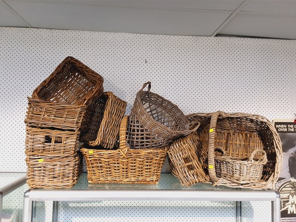 Lot 1288 - CANE BASKETS