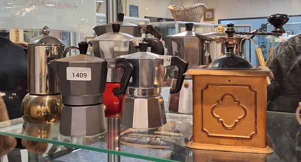 Lot 1409 - COFFEE POTS