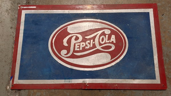 Lot 410 - PEPSI SIGN