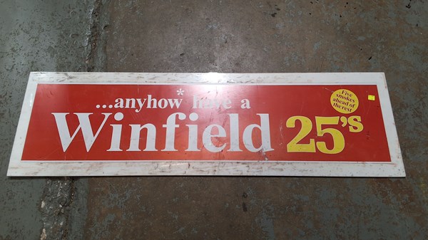 Lot 313 - WINFIELD SIGN