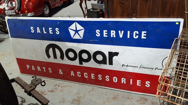 Lot 238 - MOPAR SIGN