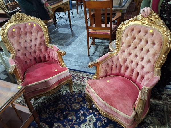 Lot 169 - PARLOUR CHAIRS