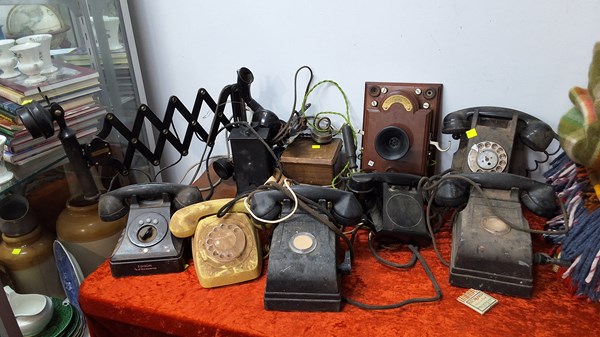 Lot 1468 - TELEPHONES & TELEPHONE PARTS