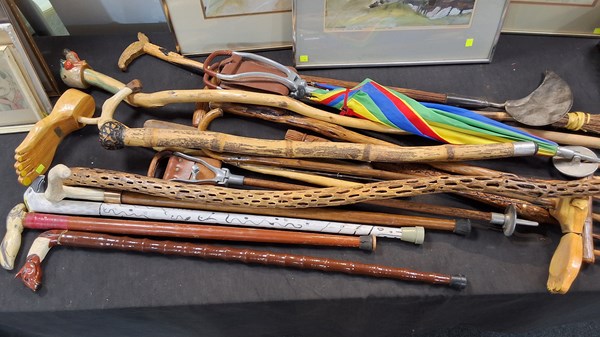 Lot 1359 - CANES & WALKING STICKS