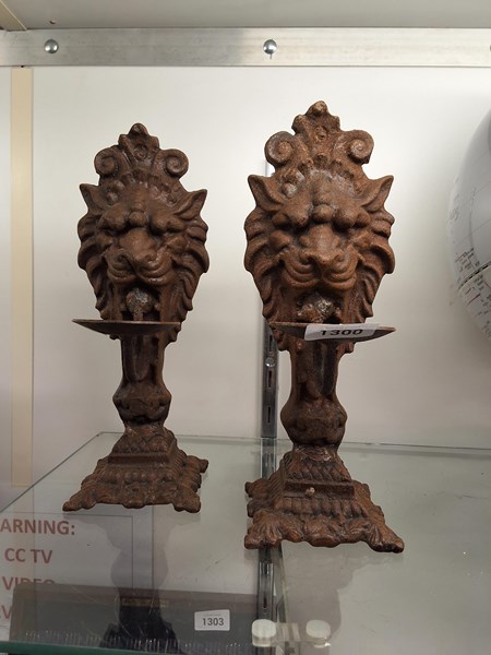 Lot 1300 - CANDLE STANDS