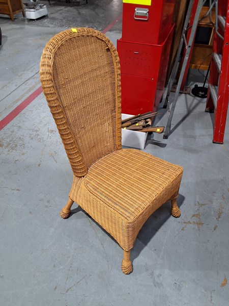 Lot 327 - CANE CHAIR