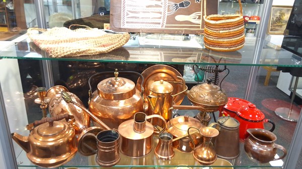 Lot 1181 - COPPER COOKWARE