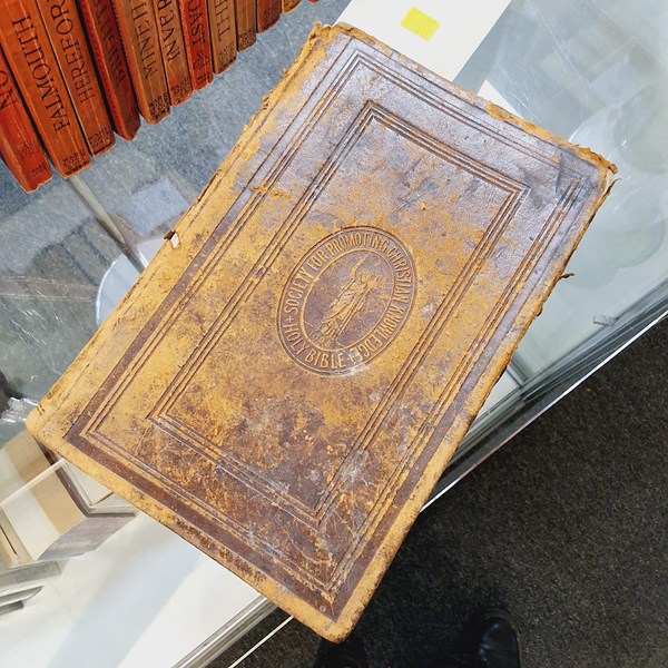 Lot 1136 - FAMILY BIBLE