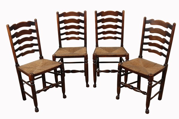 Lot 115 - SET OF DINING CHAIRS