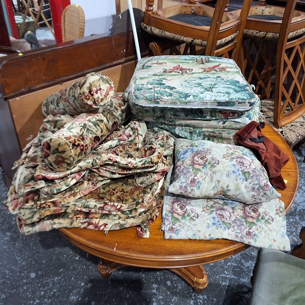 Lot 53 - LOT OF UPHOLSTERY