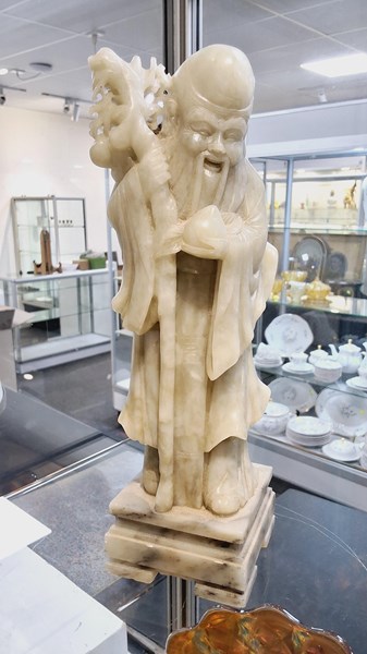 Lot 1145 - SOAPSTONE FIGURE