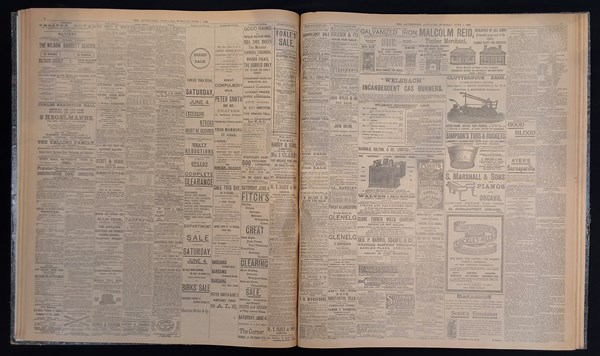 Lot 1179 - THE SA ADVERTISER 1898