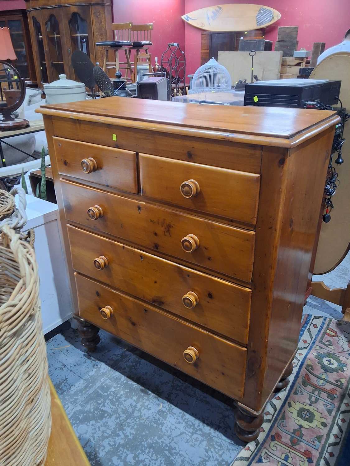 Lot 145 - CHEST OF DRAWERS