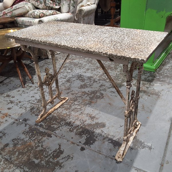 Lot 300 - CONSERVATORY TABLE