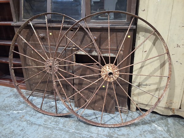 Lot 416 - AGRICULTURAL WHEELS