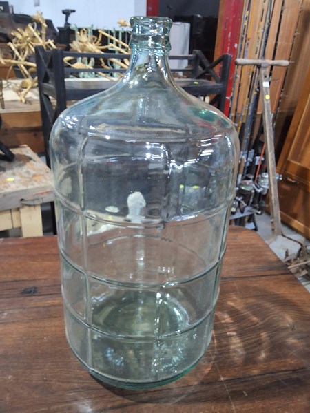 Lot 204 - GLASS DEMIJOHN