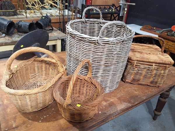 Lot 237 - CANE BASKETS