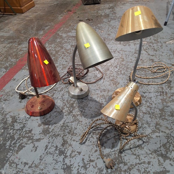 Lot 201 - RETRO LAMPS