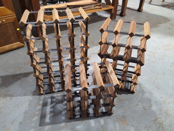 Lot 221 - WINE RACKS