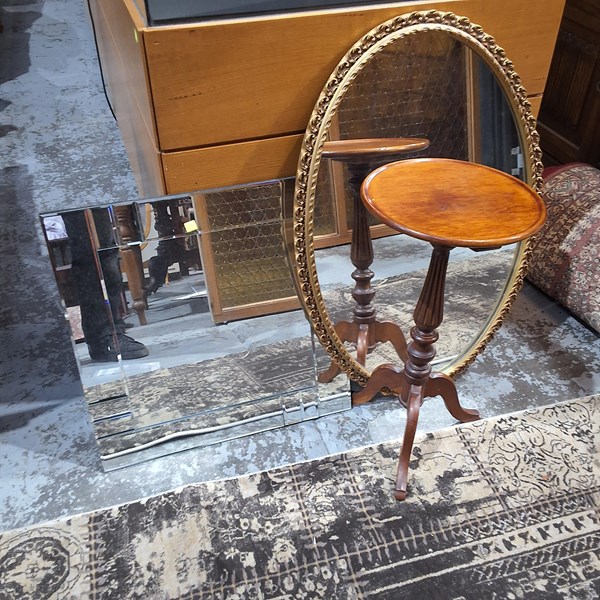 Lot 143 - MIRRORS AND TABLE