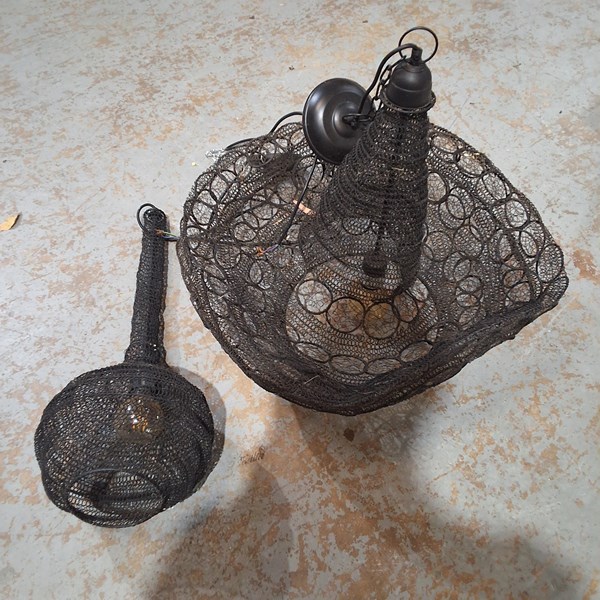 Lot 381 - PENDANT LIGHTS