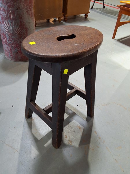 Lot 249 - FARM STOOL